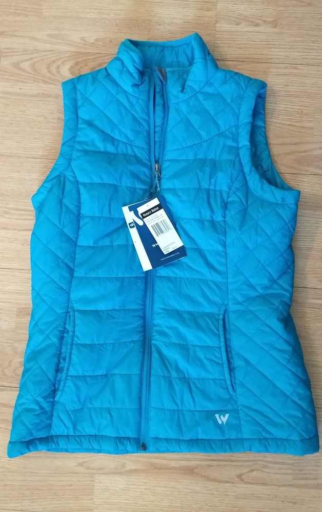 NWT White Sierra puffer vest